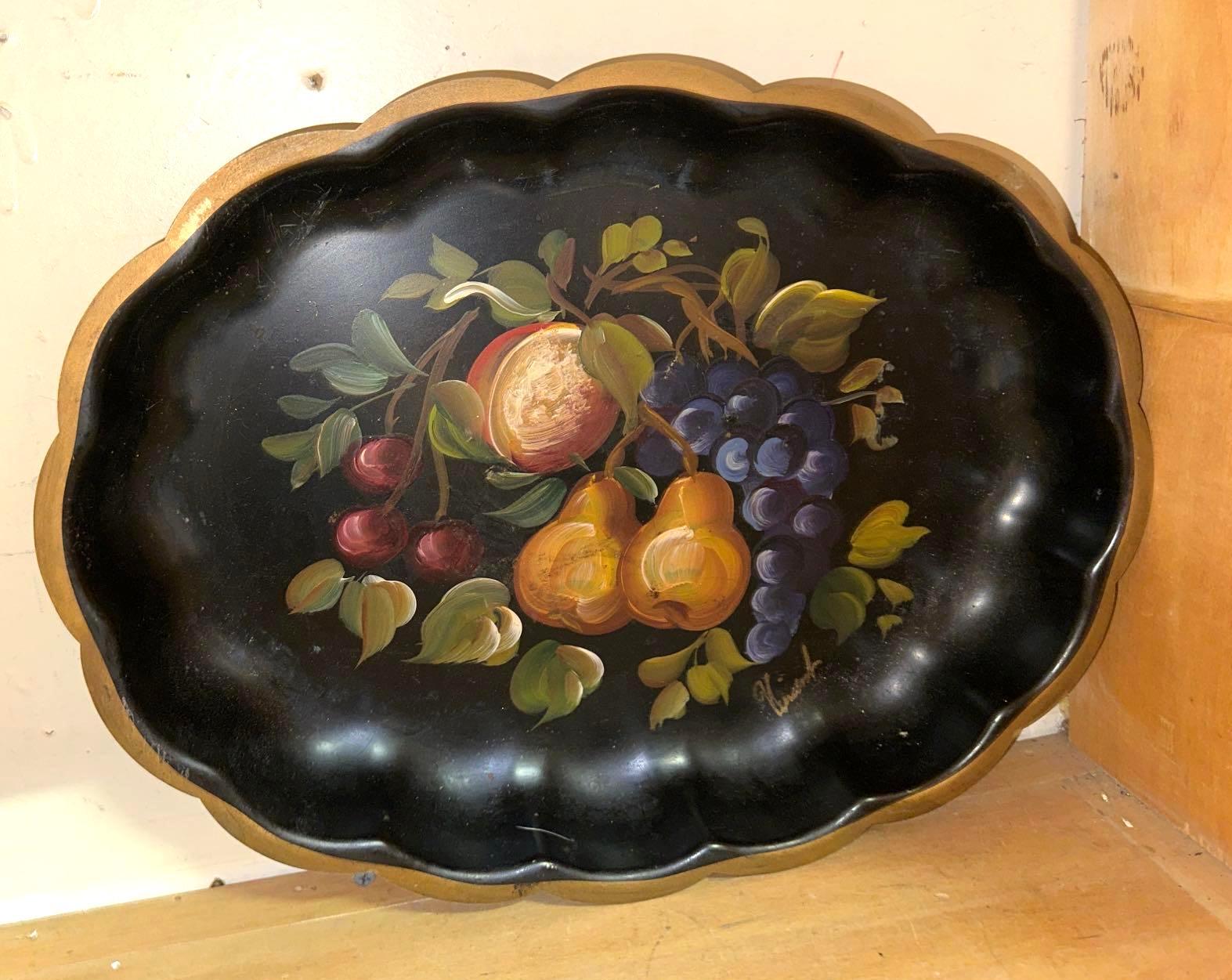 Vintage Nashco Products Hand Painted Metal Deep | Proxibid