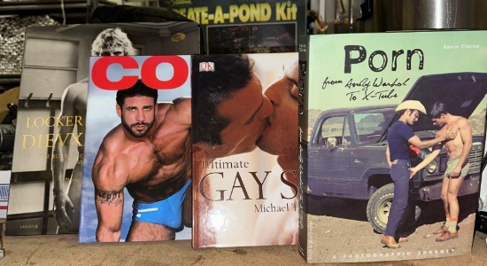 Book lot Featuring Nude Men