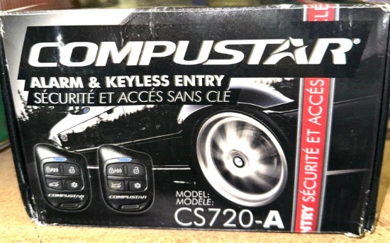 New Compustar Car Alarm and Keyless Entry Model CS720-A
