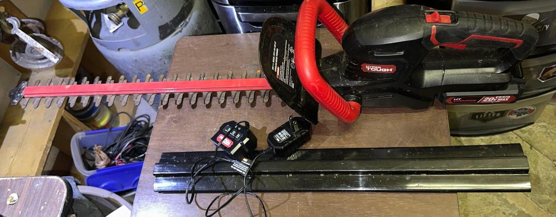 Hyper Tough Hedge Trimmer with 20v Max Battery Proxibid