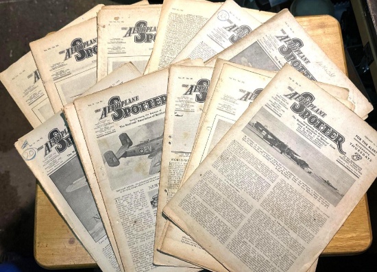 17 Copies of the Aeroplane Spotter 1941 to 1947 Article's "Air Force Insignia of the World"