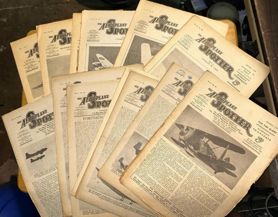 17 Copies of the Aeroplane Spotter 1941 to 1947 Article's "Air Force Insignia of the World"
