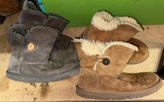 2 Pairs of Women's Uggs Boots size 5