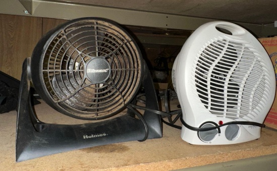 Table Top Fan and Heater- both work