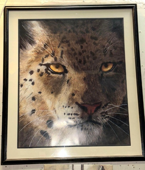 Framed Cheetah Artwork