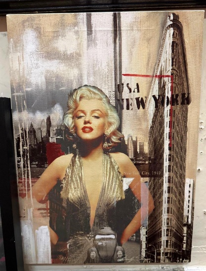 Marilyn Monroe on Canvas