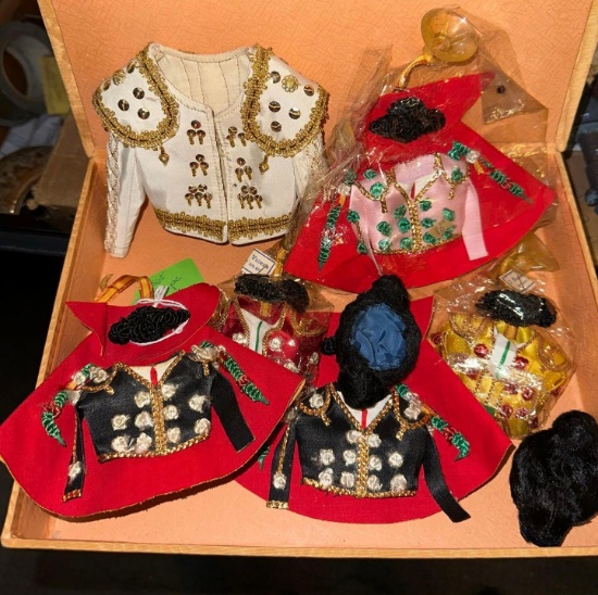 Rayon Covered Box with Embroidery- inside are Matador Outfits