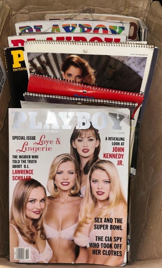 Lot of Adult Magazines- Playboys etc