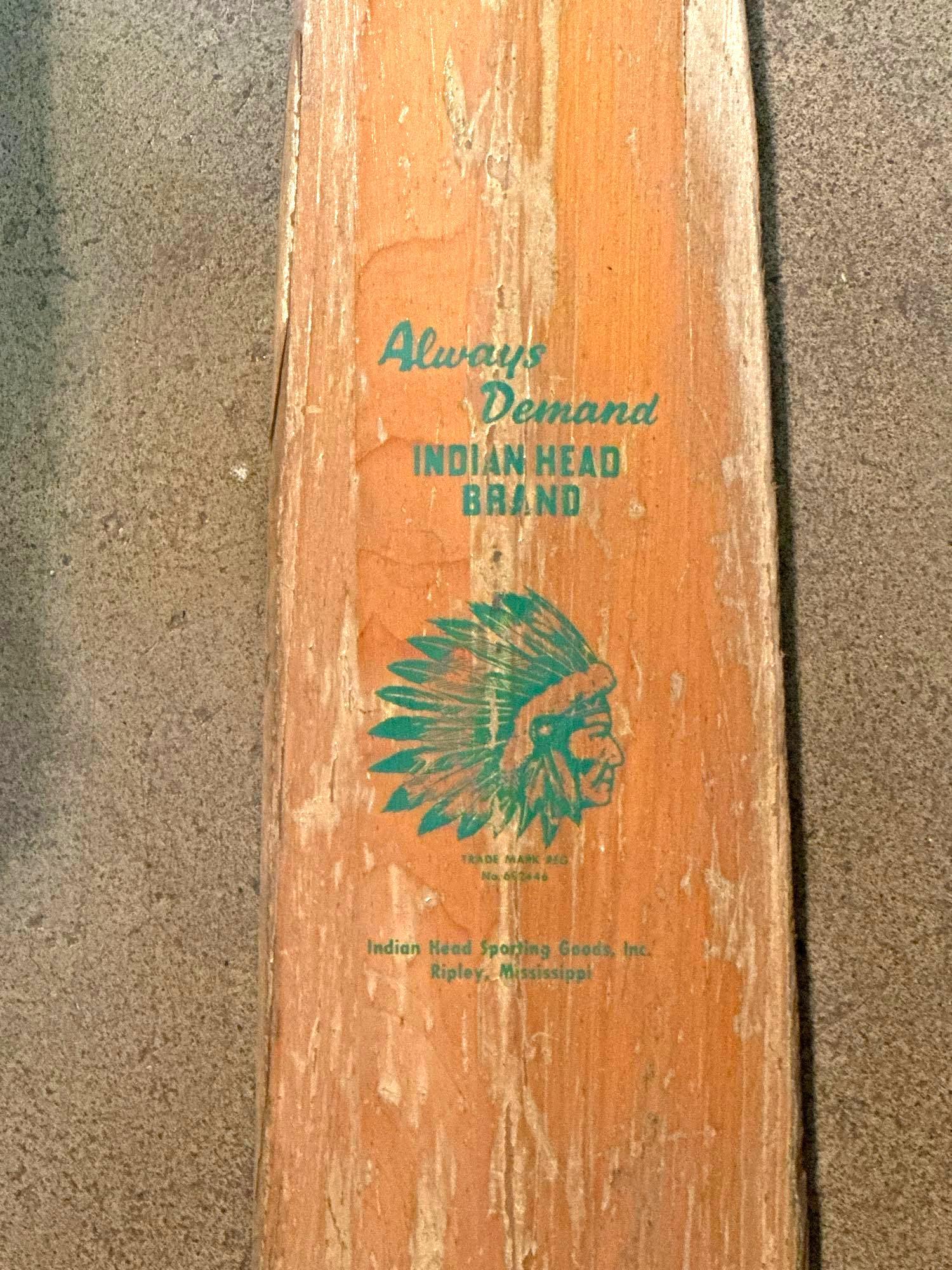 1930's Indian Head Brand Classic Paddle | Proxibid