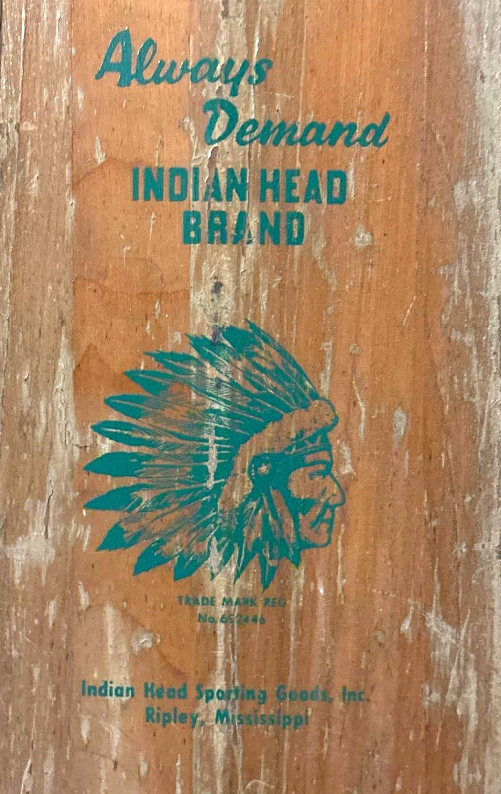 パドル INDIAN HEAD BRAND 1930's Indian Head Brand Classic Paddle | Proxibid