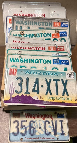Assorted License Plates- Some are Vintage