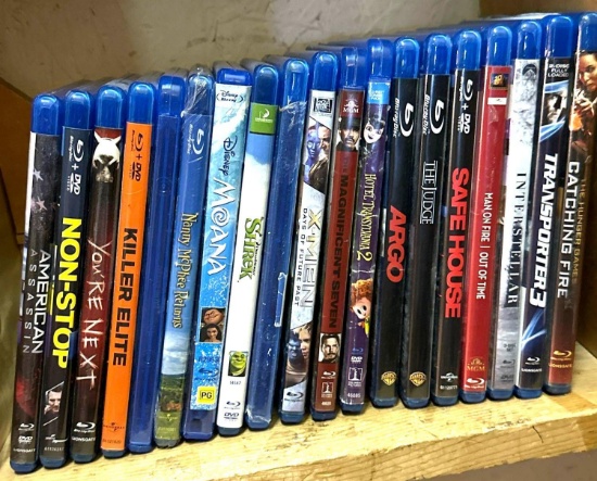 Collection of Blu-rays