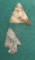 2 Authentic Arrowheads found around suave island before WW2