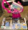 Kids Toy Lot -Kitchen Appliances, Shopping Cart and Minnie Ice Cream truck