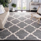 NEW 5' x 7' Area Rug- Grey and White
