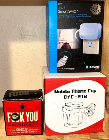 New GE Smart Switch Plug in, New Mobile Phone Cup and F*UCK you Stamp Kit