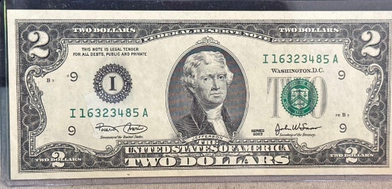 2003 $2 Bill