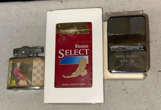 3 Vintage Lighters