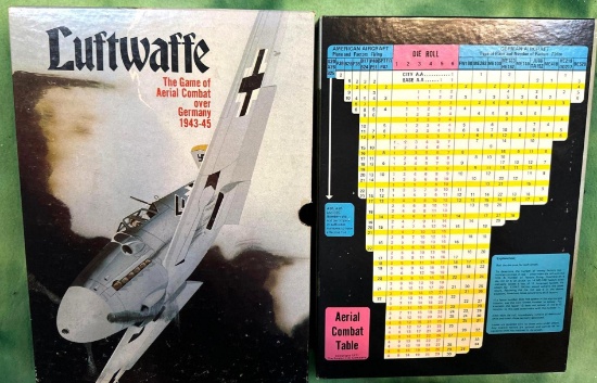 1971 Bookcase Game Avalon Hills German Luftwaffe- looks Complete