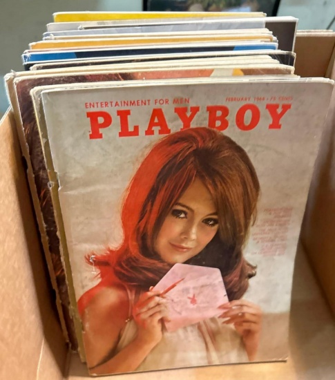15 Issues of 1960's Playboy Magazine