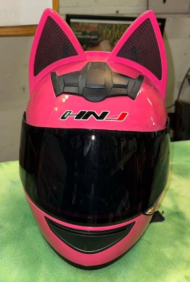 Pink Kitty Motorcycle/ATV Helmet