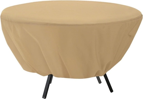 New Classic Accessories Terrazzo Round Patio Table Cover 50"