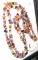 2 Strand Native American Necklace with Agate and Semi Precious Gemstones