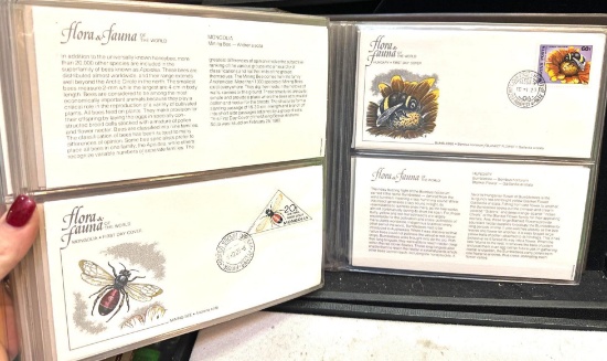 Binder of Flora & Fauna of the World First Day Cover Stamps