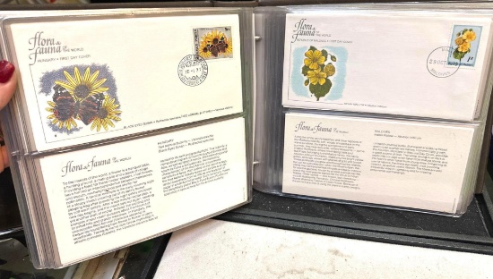 Binder of Flora & Fauna of the World First Day Cover Stamps