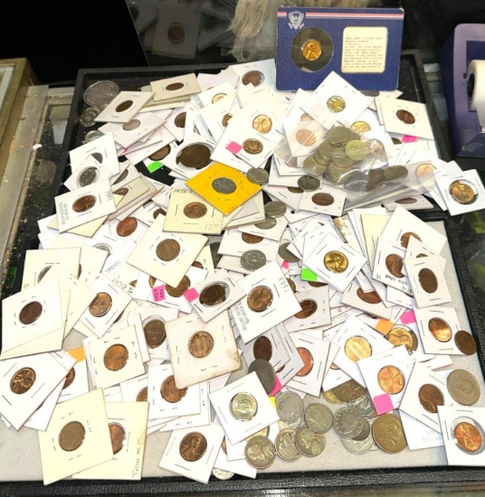 HUGE Lot of Unsearched US & Foreign Coins (Mostly US)