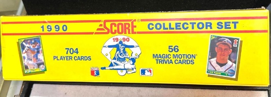 Sealed Box of 1990 Score Major League Baseball Collector Set