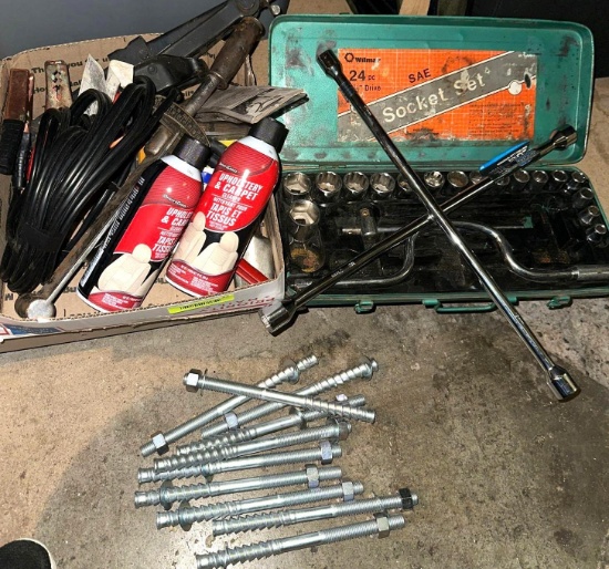 Lot of Car Care items and Tools