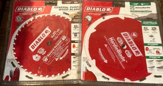 2 New Diablo 10" Saw Blades