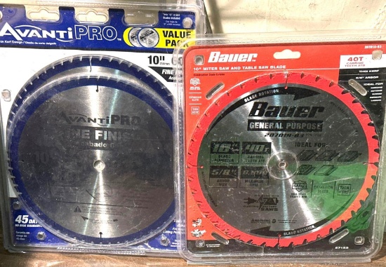 3 New 10" Saw Blades