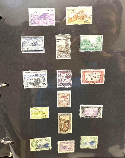 Binder of US Postage Stamps all in Protective Sleeves