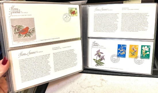 Binder of Flora & Fauna of the World First Day Cover Stamps
