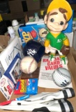 Vintage Sports Collectibles- Cards, Balls, Statue etc