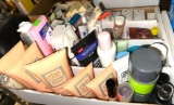 Box full of Health and Beauty Supplies