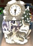 Wolf Family Pendulum Clock
