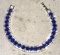 Royal Blue Shiny Rhinestone Bracelet