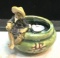 Chinese Mud Man on Bowl with Marbles and shells inside