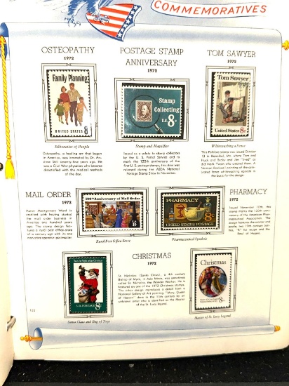 Binder of The White Ace Historical Album of US Stamps
