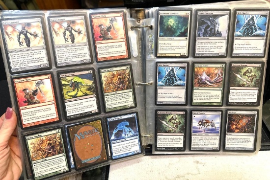 Huge Binder Full of Vintage Unsearched Magic the Gathering Cards