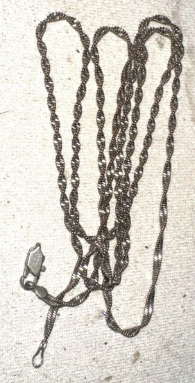 28" Long Sterling Silver Chain