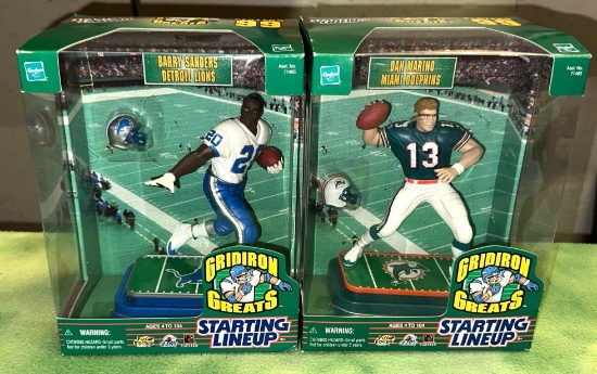 2 NIB Starting Lineup Gridiron Greats Football action figures from 1999