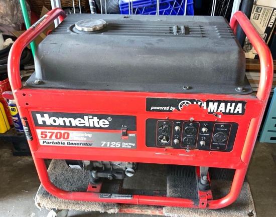 Yamaha Homelite 5700 Watt Portable Generator