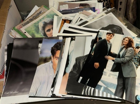 About 50 Photographs and Studio Promotional of Movie Stars & Tv Personalities