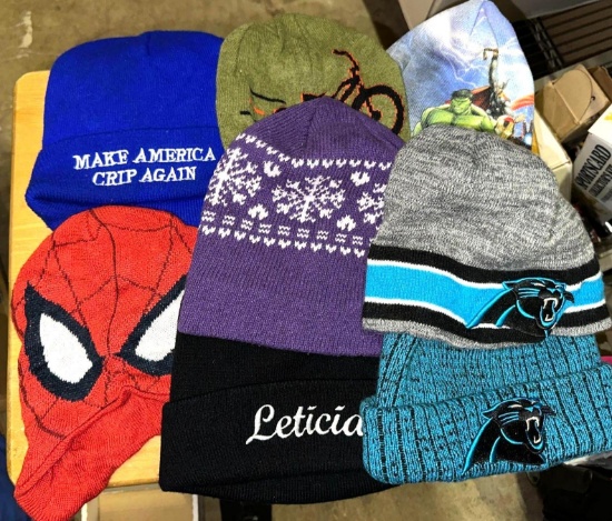8 Beanie/ Stocking Cap Lot