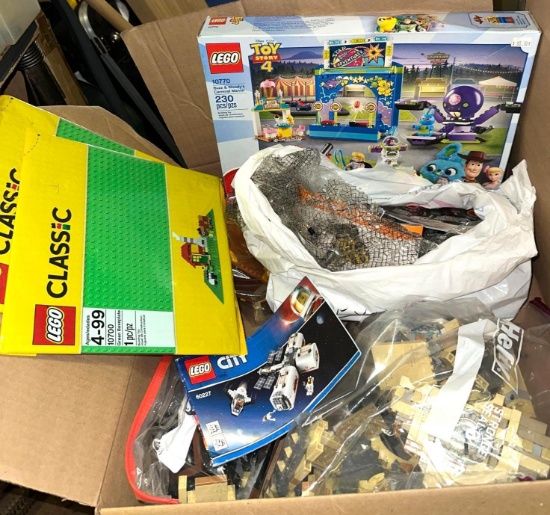 Box of Legos- Kits and Some New Items