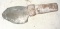 Scarce Old Yupik Eskimo Fleshing Knife with Slate Blade and Bone Handle